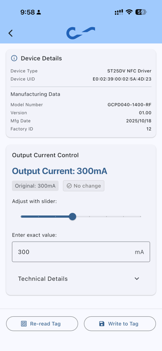 CDI NFC Tool Screenshot 2 of 3
