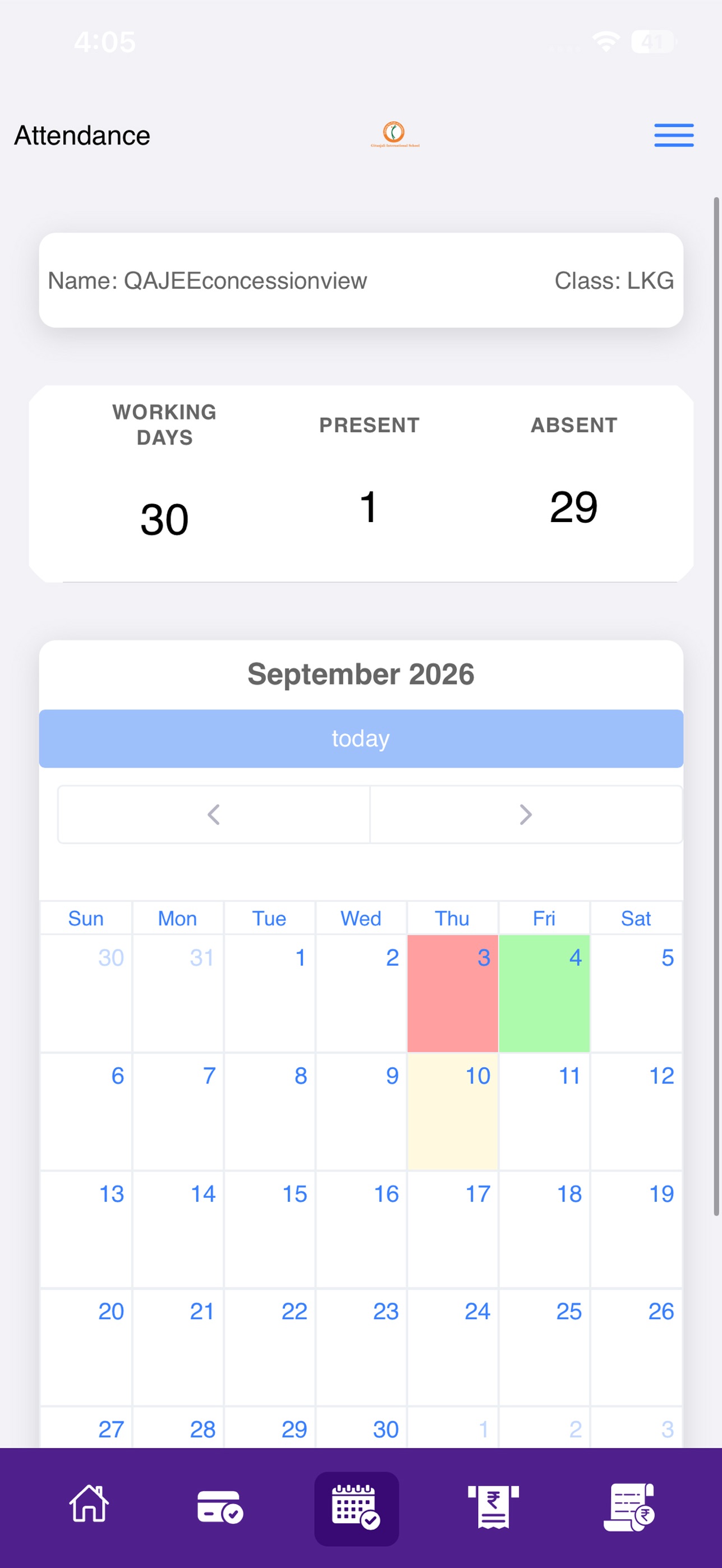 Screenshot 4 of GITANJALI INTERNATIONAL SCHOOL