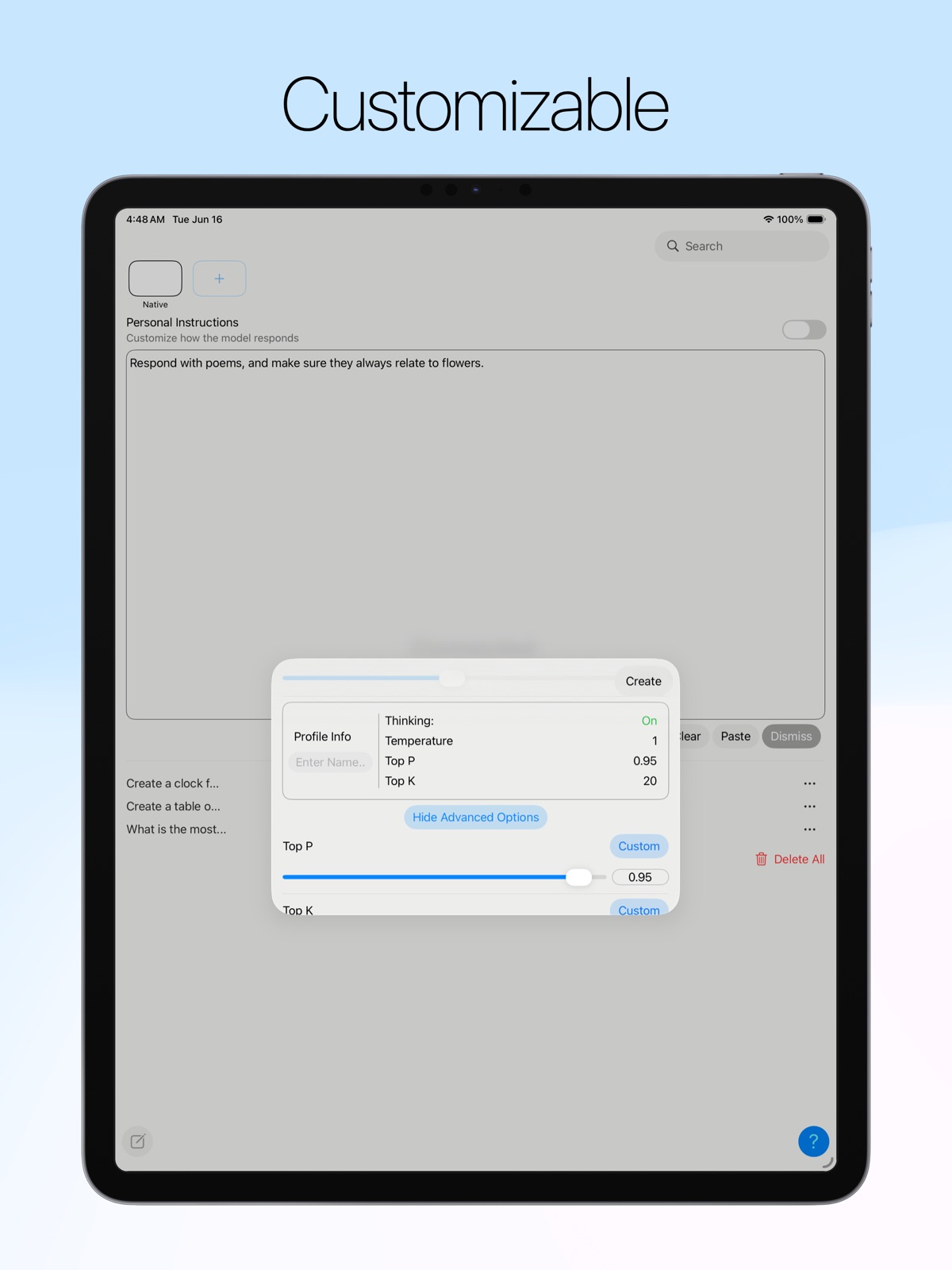 Connected AI ipad screenshot 3