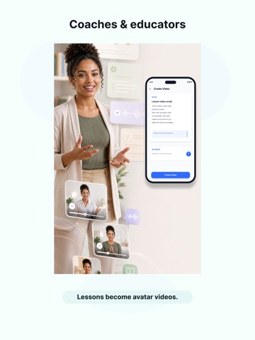 TalkVideo - AI Video Generator iPad screenshot