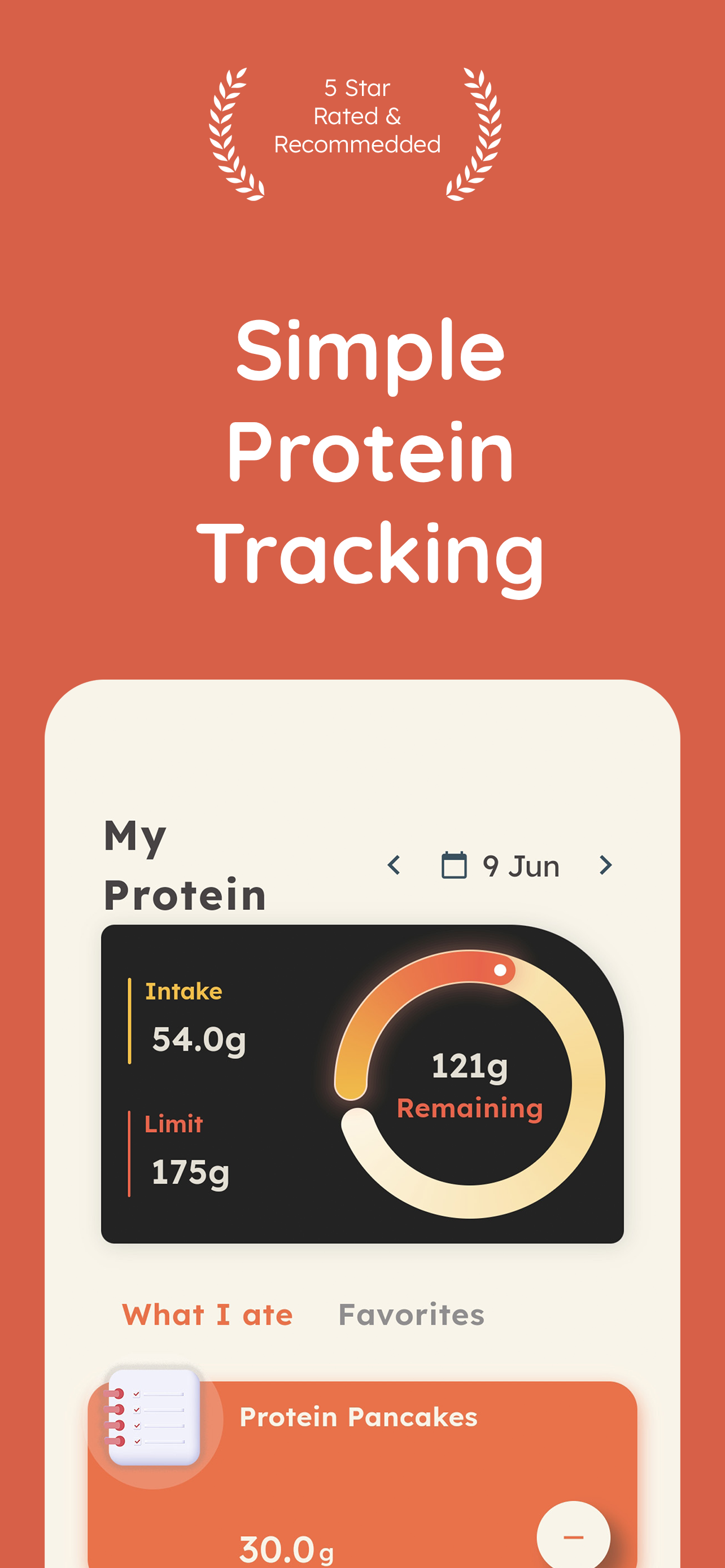 Protein Tracker by ProteinPlan screenshot 1