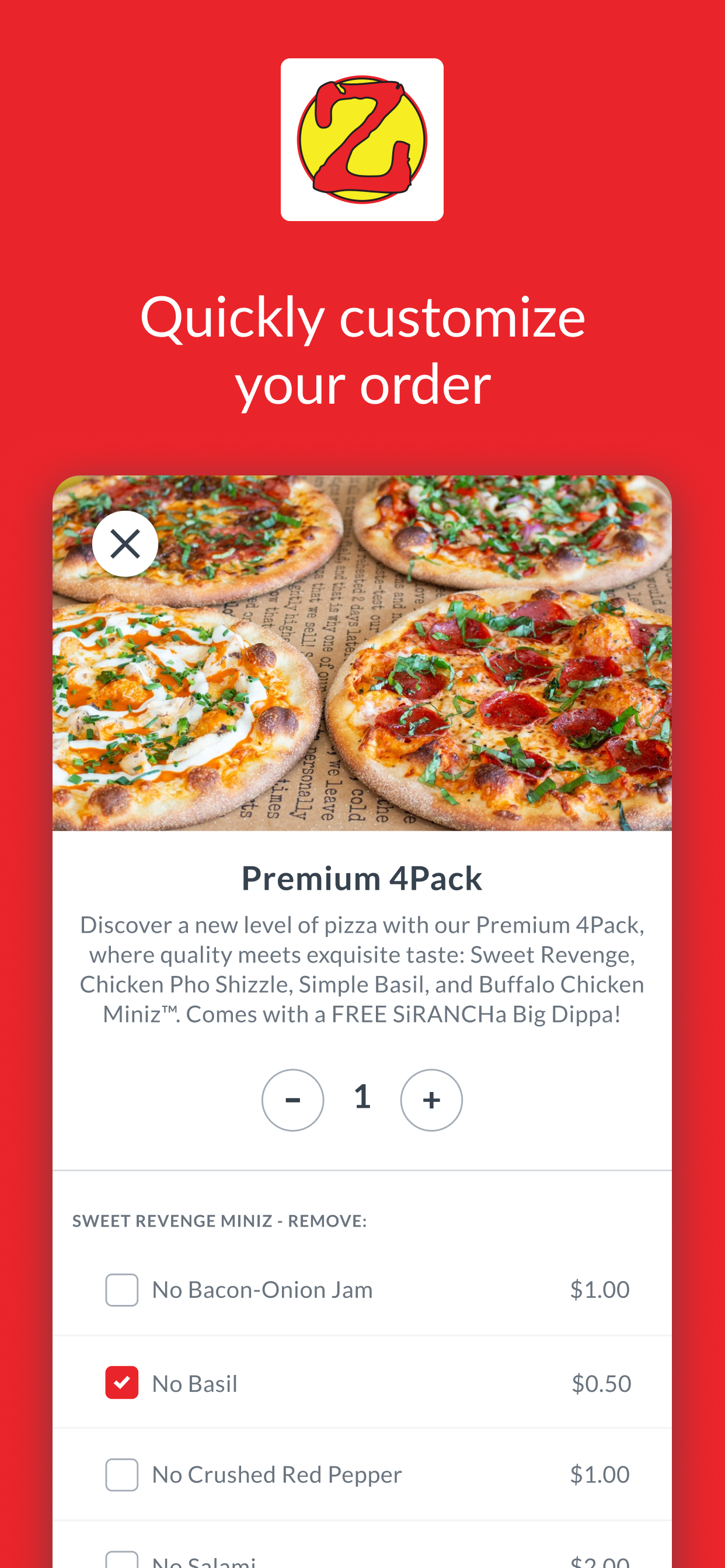 Zalat Pizza App screenshot 2
