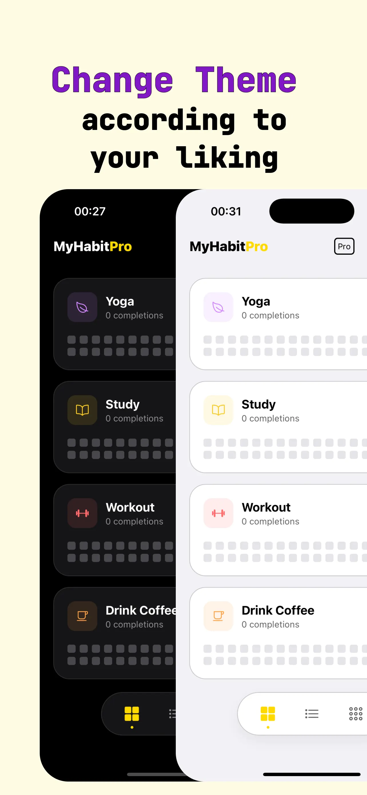 #7. Habit Tracker - MyHabitPro (iOS) By: LIK JOU LEE