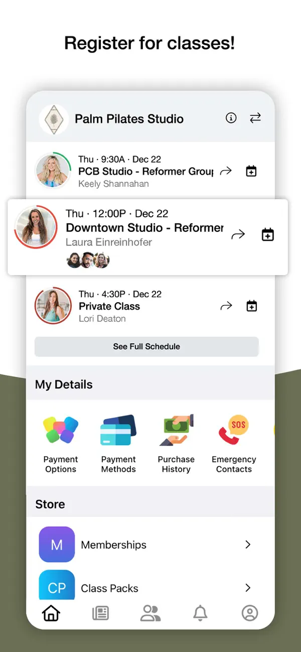 Screenshot #2 pour Palm Pilates Studio