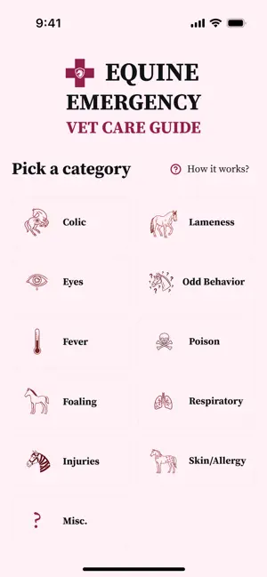 Equine Emergency Vet Care App screenshot 2