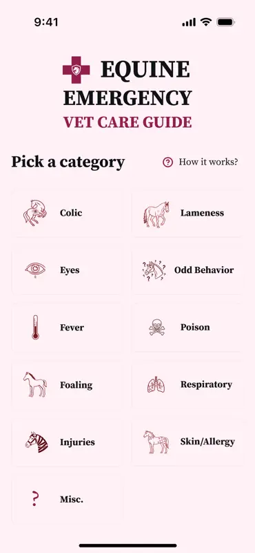 Equine Emergency Vet Care App screenshot 2 of 7
