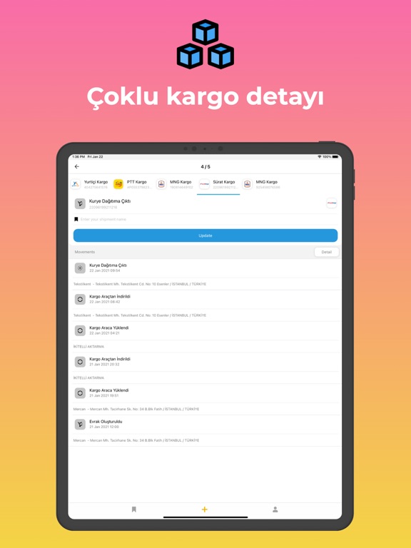 Kargo Takip iPad screenshot 4 - Business app
