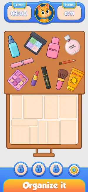 Cupboard Organizer Game screenshot 2