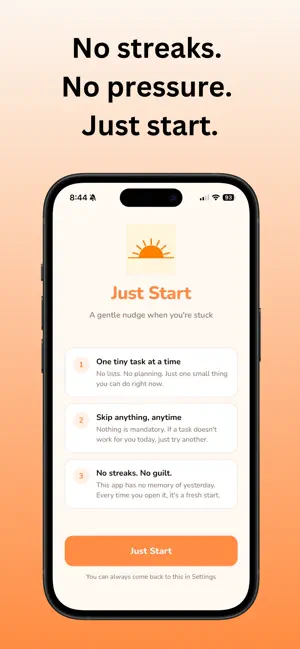 Just Start: Tiny Tasks screenshot 4