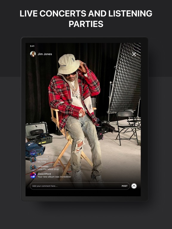 Jim Jones - Official App iPad screenshot 2 - Social Networking app