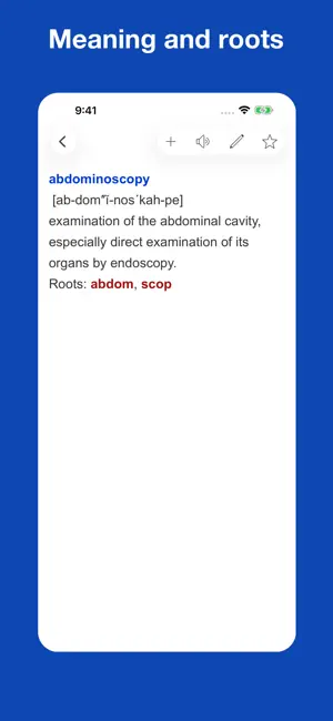 Medical Roots Dictionary screenshot 4