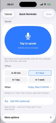 Lightning Voice Reminders Screenshot 4 of 4