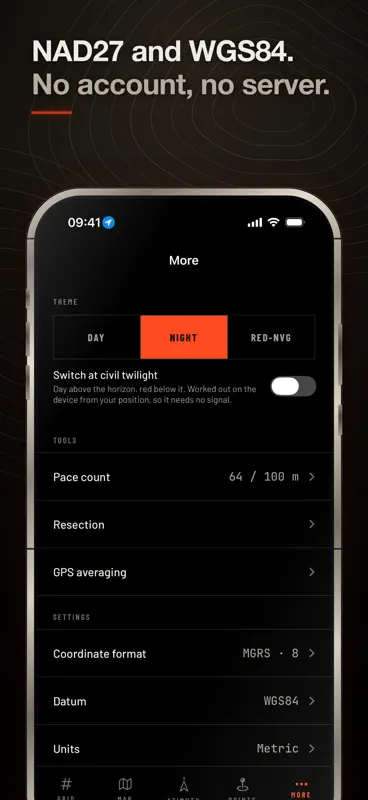 Land Nav: MGRS & UTM Compass screenshot 5 of 6