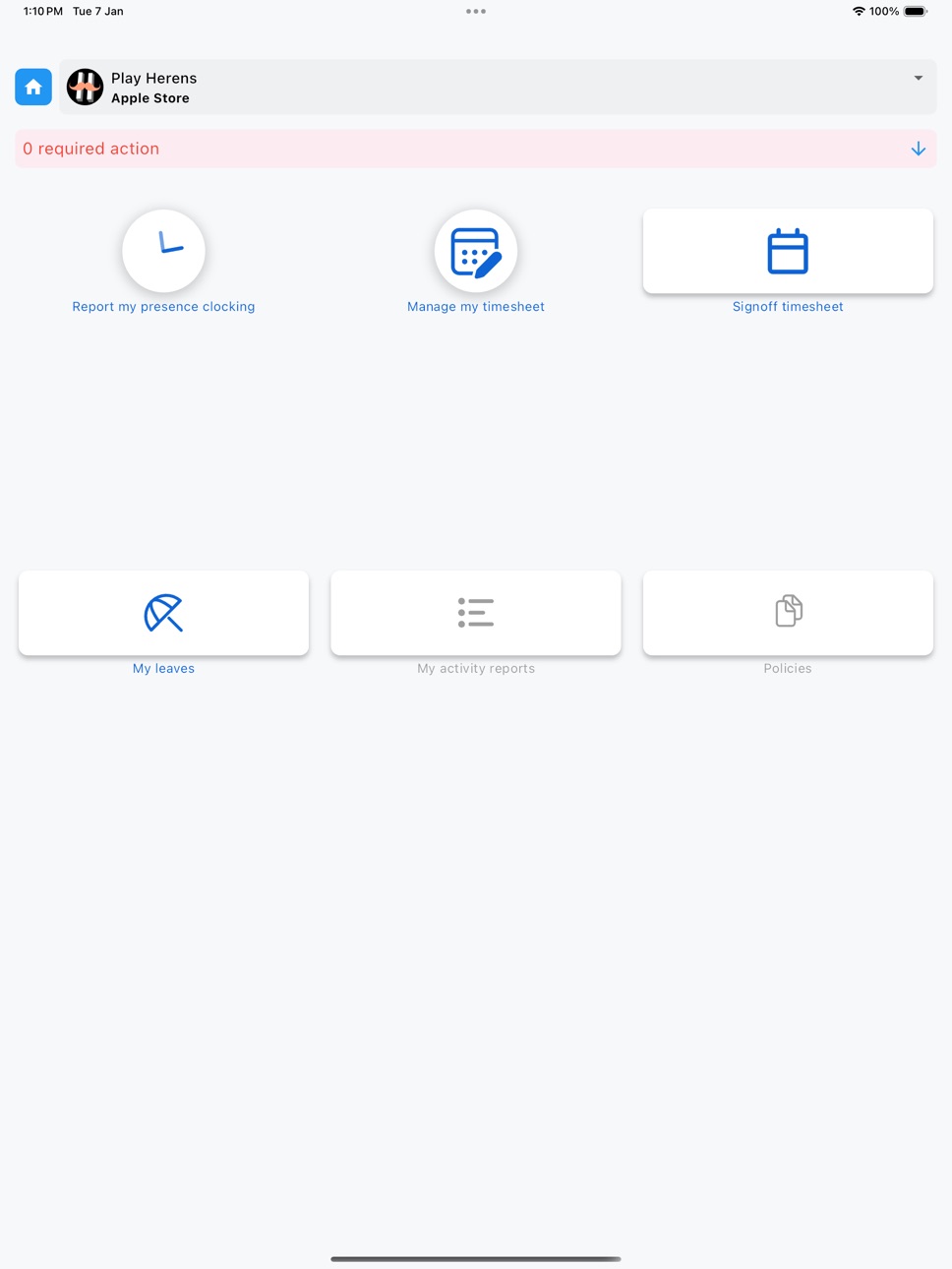 iPad screenshot