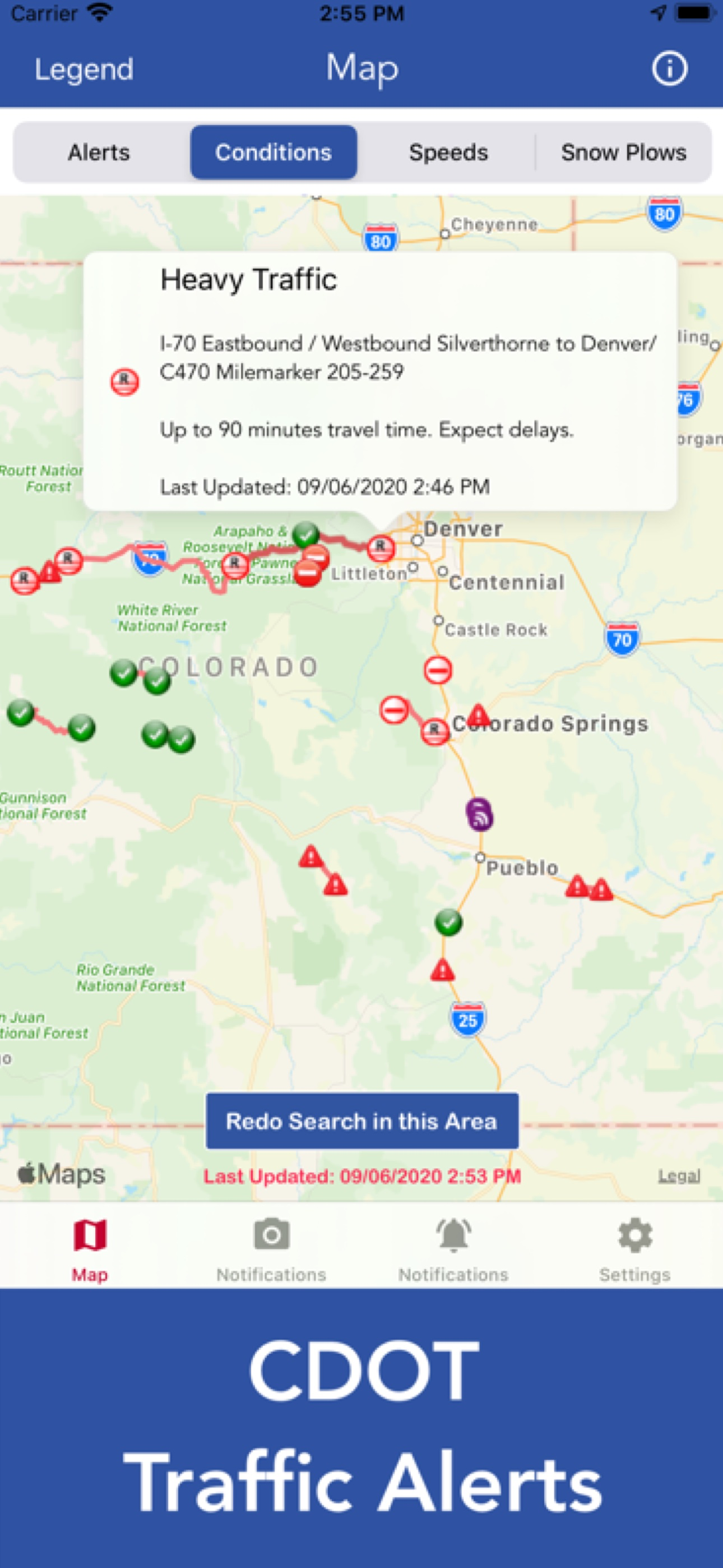 CDOT Colorado Road Conditions