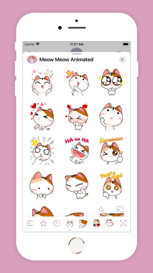 #1. Meow Meow Animated (iOS) 由: Pratik Dhebariya