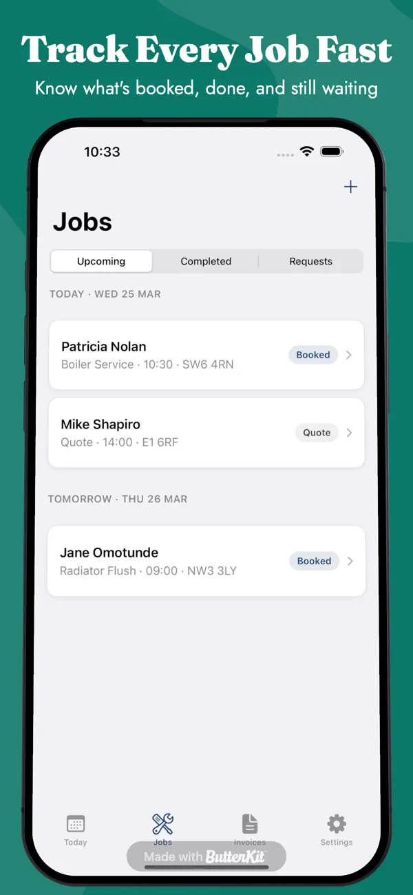 Screenshot #2 pour CrackOn: Jobs & Invoices