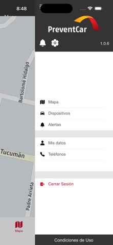 PreventCar App screenshot