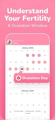 Period Tracker · Cycle & Flow Screenshot 2 of 5