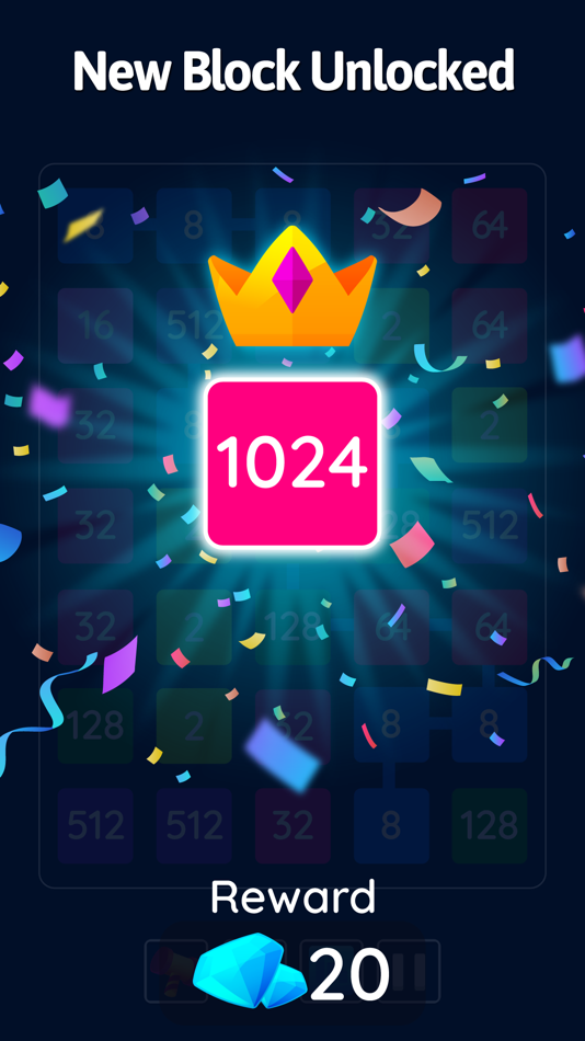 #4. 2048 Blast: Merge Numbers 2248 (iOS) 由: UNICO STUDIO