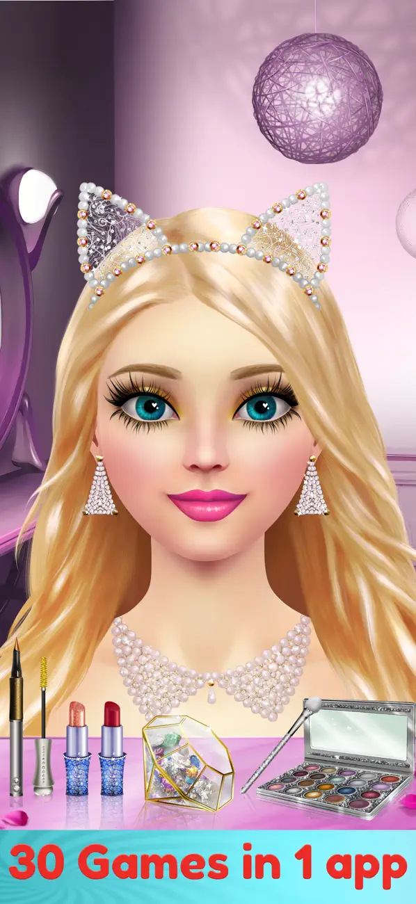 #1. Dress Up & Makeup Girl Games (iOS) Av: Peachy Games LLC