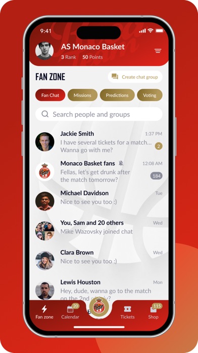 AS Monaco Basket Screenshot