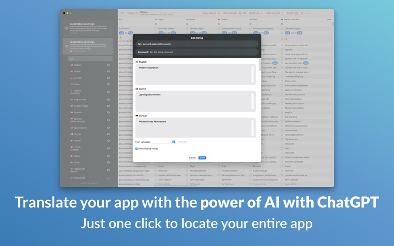 LocalizApp: Translate your app iPhone screenshot