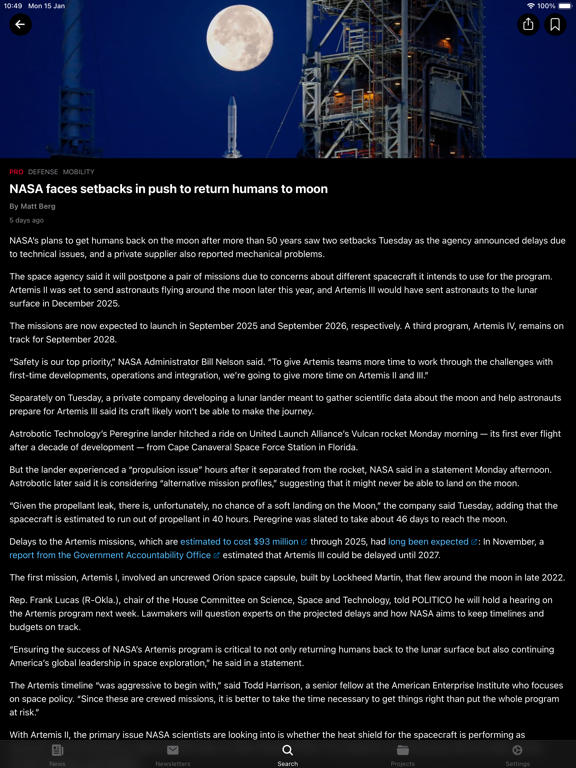 Screenshot #6 pour POLITICO Europe Edition