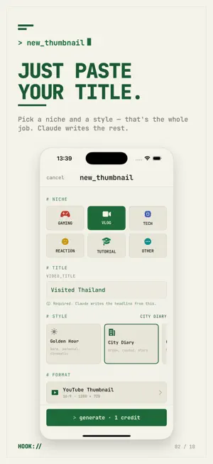 AI Thumbnail Maker HOOK PRO screenshot 2