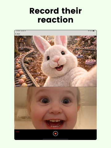 Easter Bunny Alert Video iPad screenshot