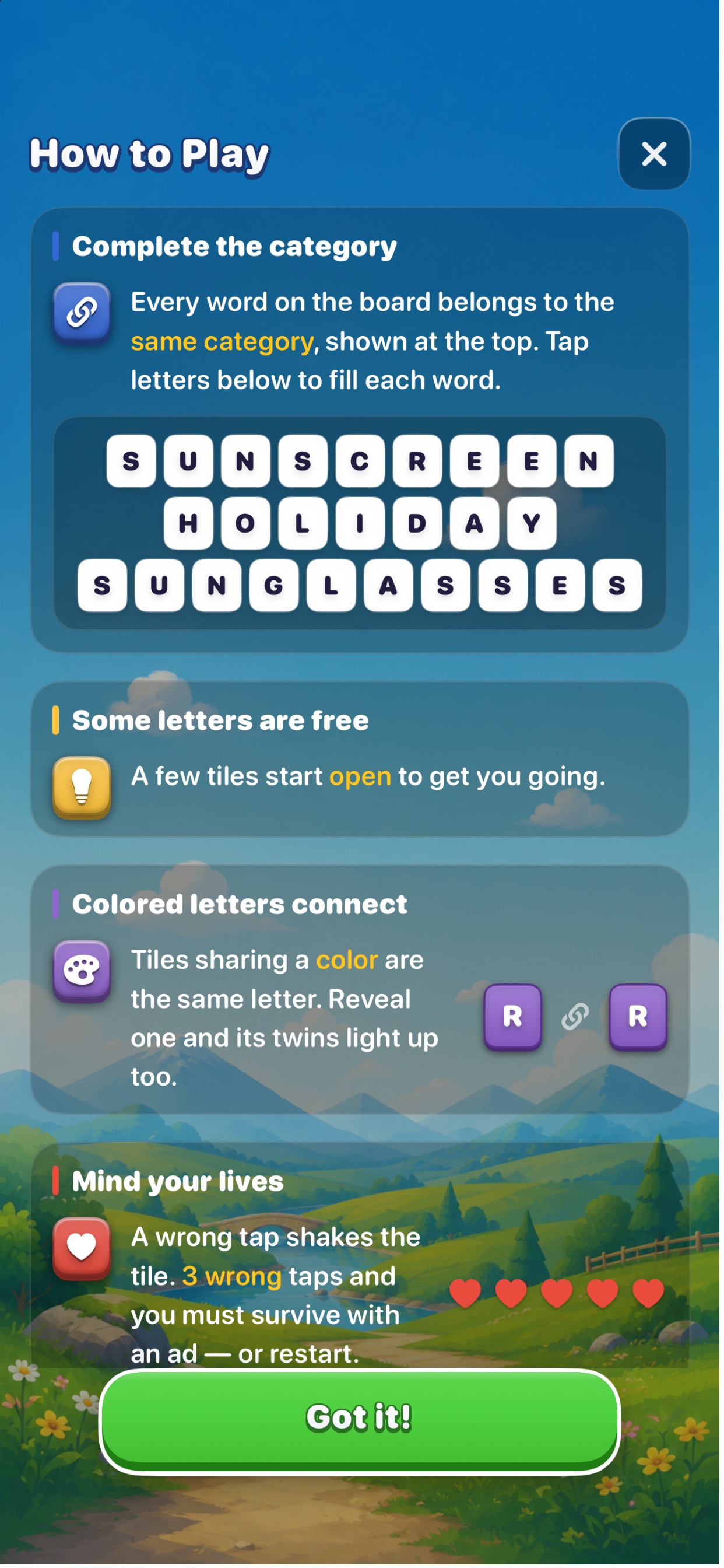 Screenshot 2 of Word Association: Groups