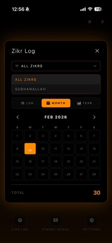 Tasbih Dhikr Counter screenshot