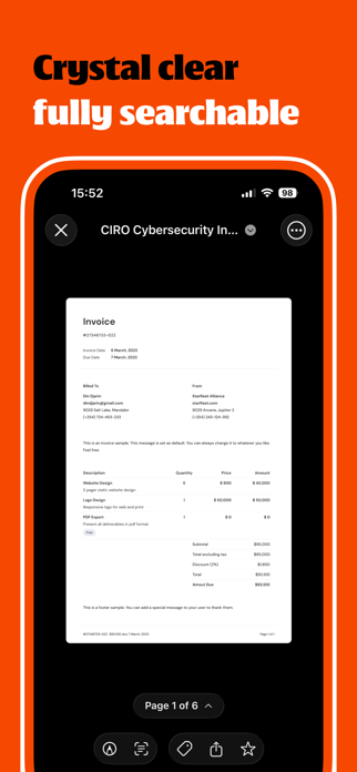 PDF Scanner: AI Doc Scan Screenshot 5 of 9