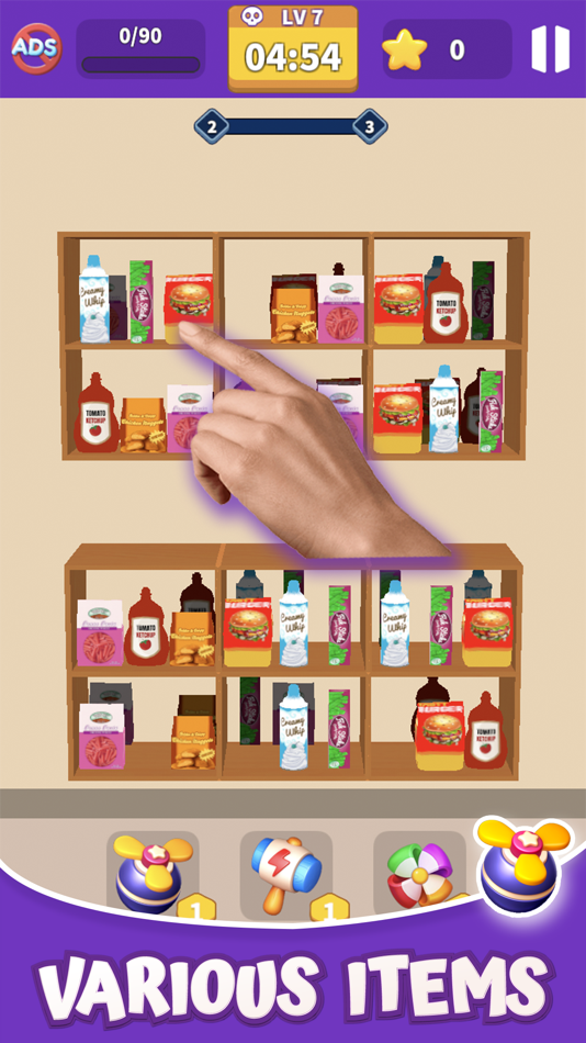 #4. Goods Match: Triple Sort Game (iOS) Podle: Neetu L Tekwani