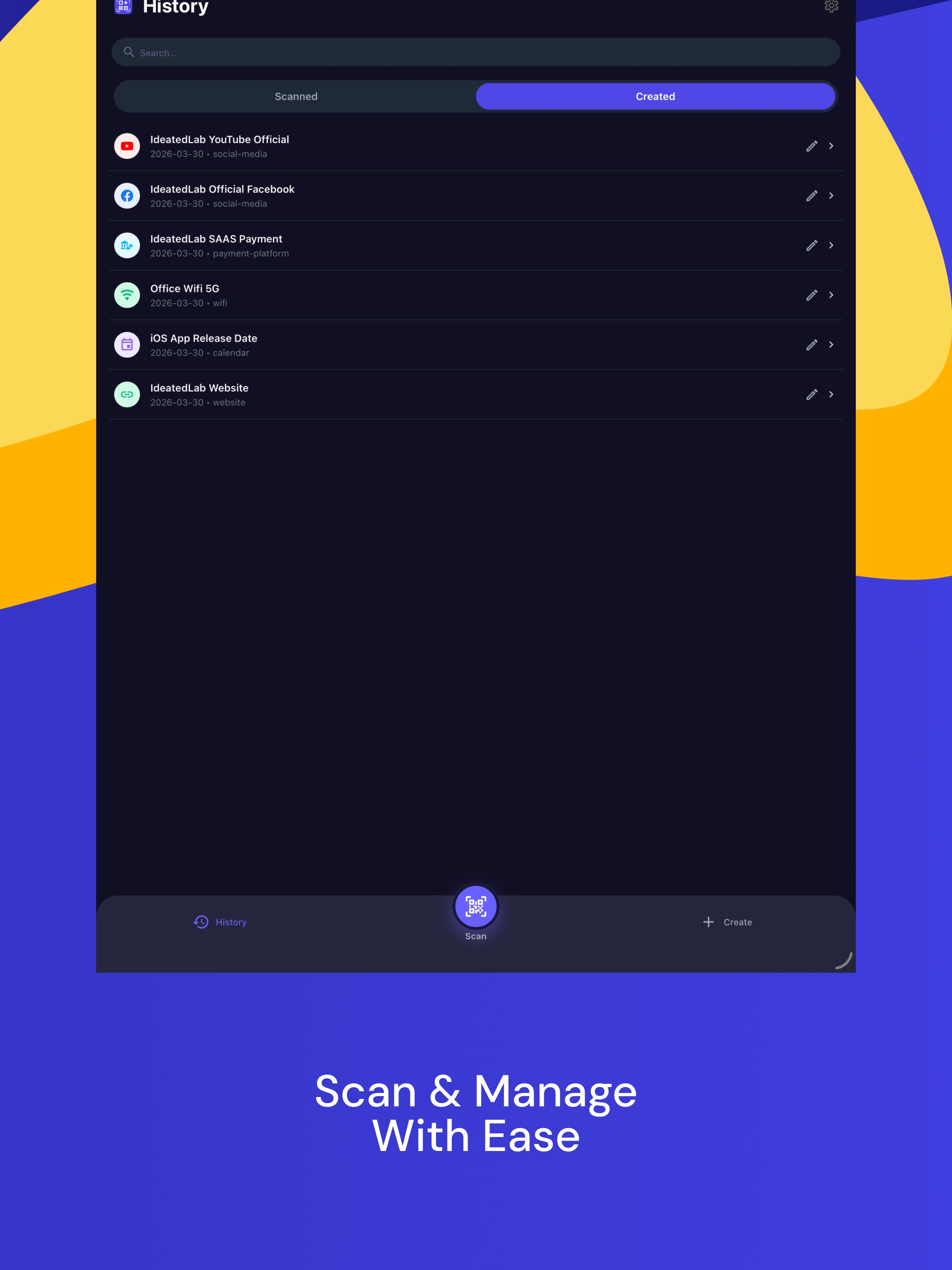 BEAM QR Scanner & Generator