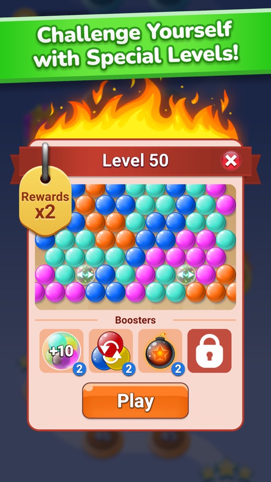 #6. Bubble Shooter Pop! (iOS) 由: MobilityWare