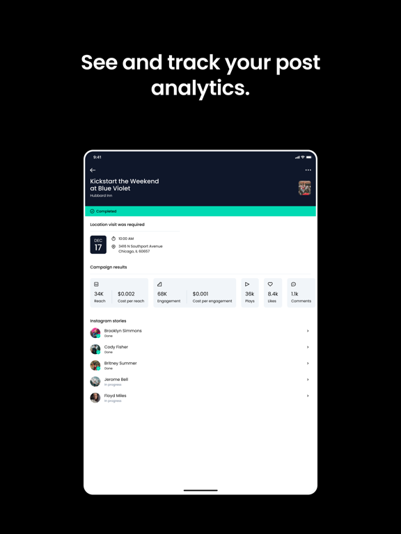 ShoutOut: Influencer Marketing iPad screenshot 4 - Lifestyle app