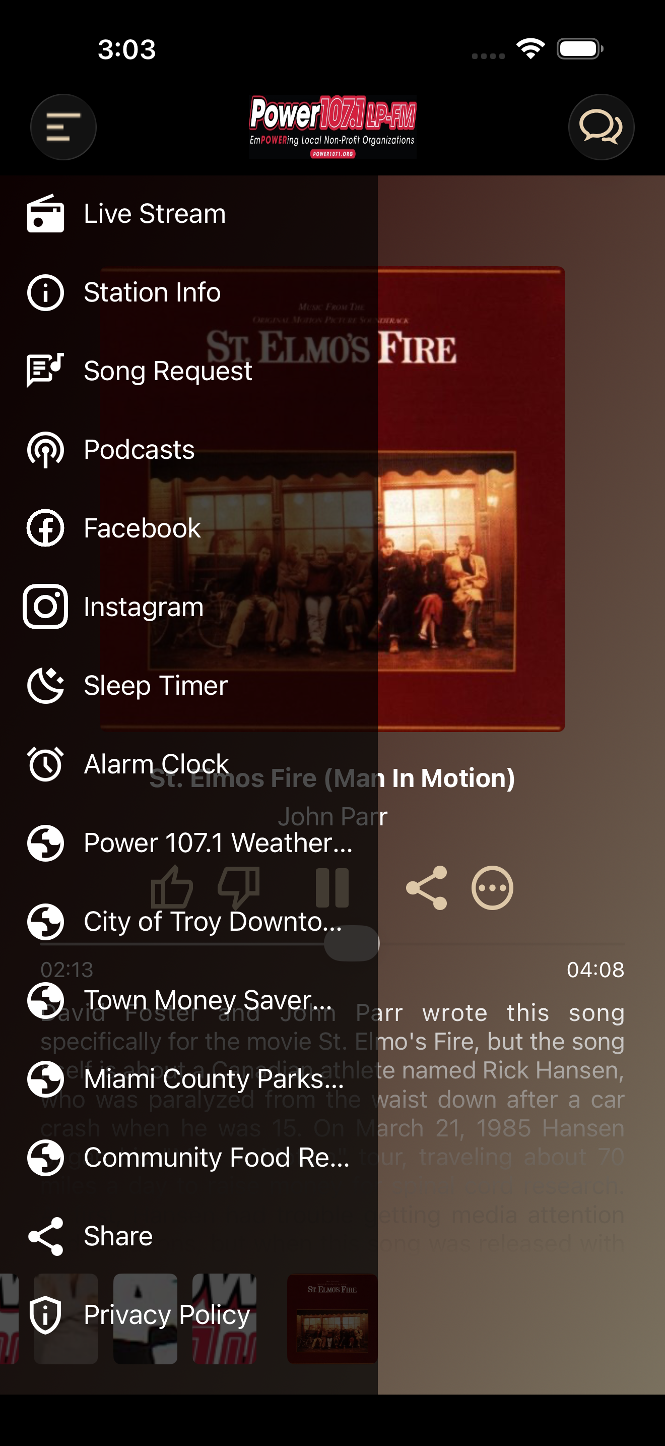 Power 107.1 WTJN screenshot 3