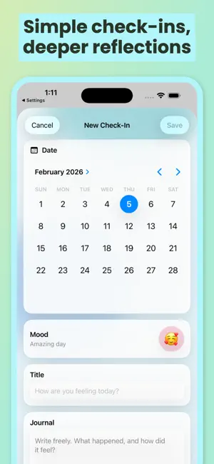 Mood Tracker, Journal - Moods screenshot 3