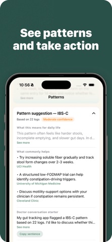 Settle - Poop & IBS tracker screenshot