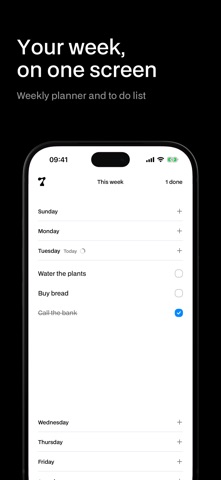 7ODAY: Weekly Planner & To Do Screenshot 1 of 7