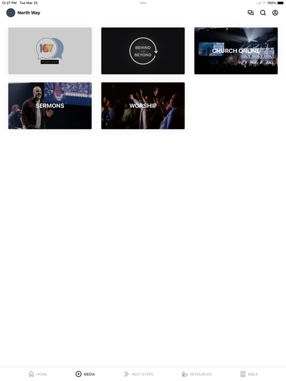 North Way Christian Community iPad screenshot 2 - Education app