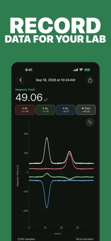 Physics Toolbox Magnetometer Screenshot 4 of 5