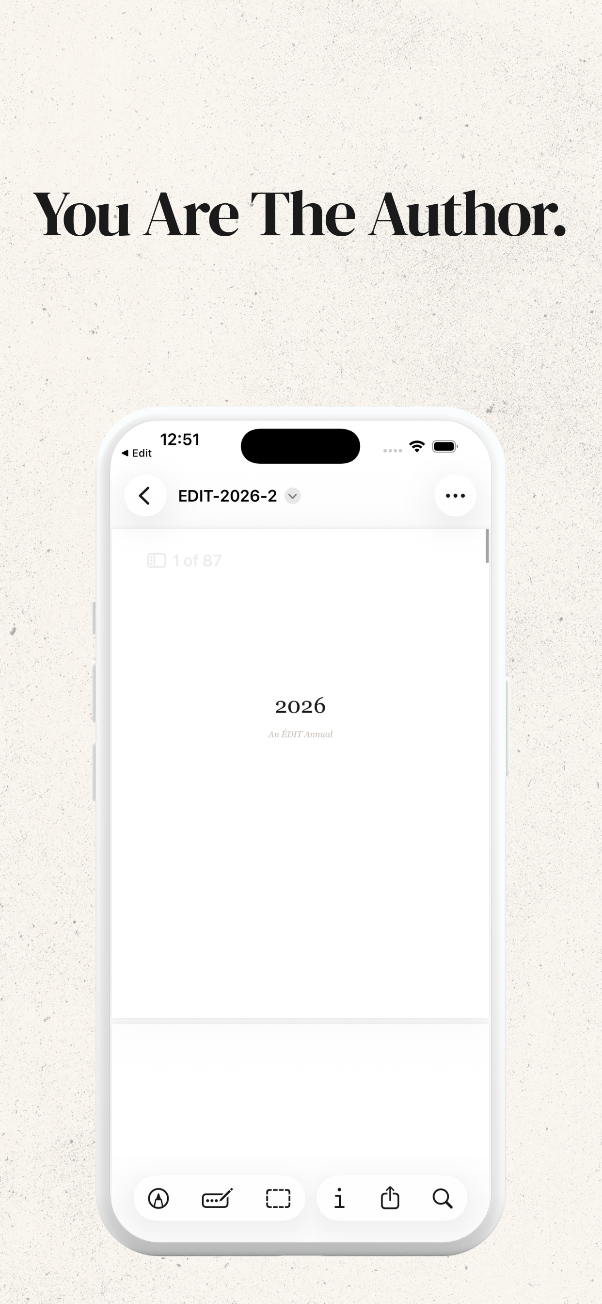 ÉDIT: Private Memoir Journal
