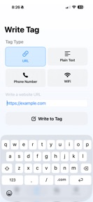 NFC Reader / Writer screenshot