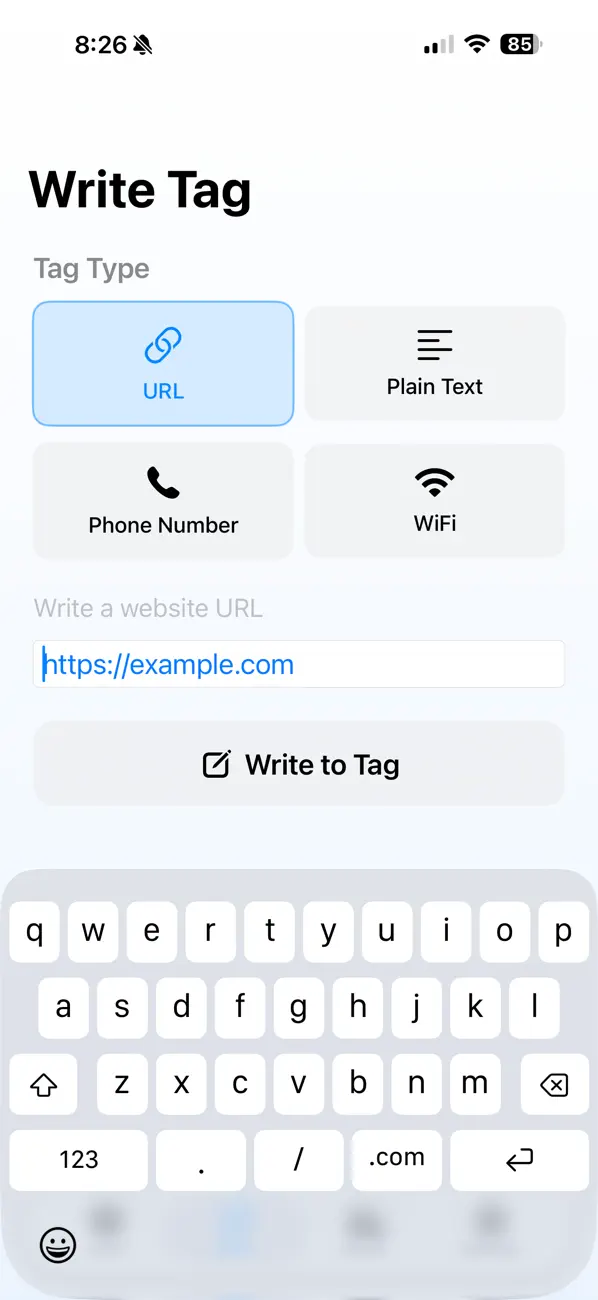 Screenshot #2 pour NFC Reader / Writer