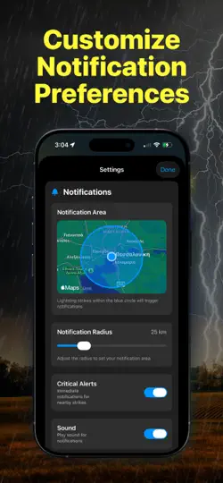 Lightning Tracker & Live Radar iPhone-skjermbilde 5