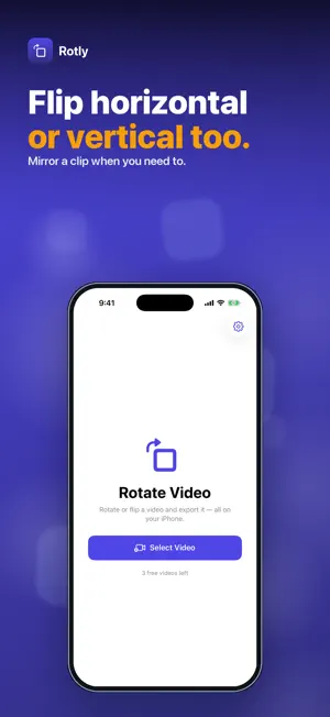 Rotly: Rotate & Flip Video screenshot 3