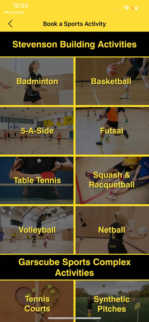 Screenshot #2 pour UofG Sport