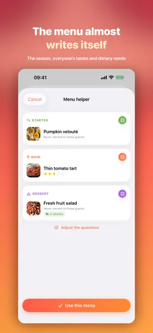 Tablée screenshot 4